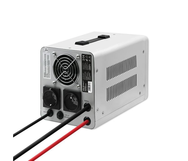 Qoltec Pure Sine Wave UPS | 800VA | 560W | Stała faza | Szary - 1088151 - zdjęcie 9